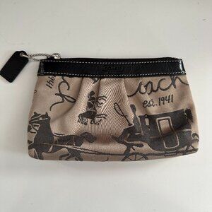 Coach Classic Horse & Carriage Wristlet